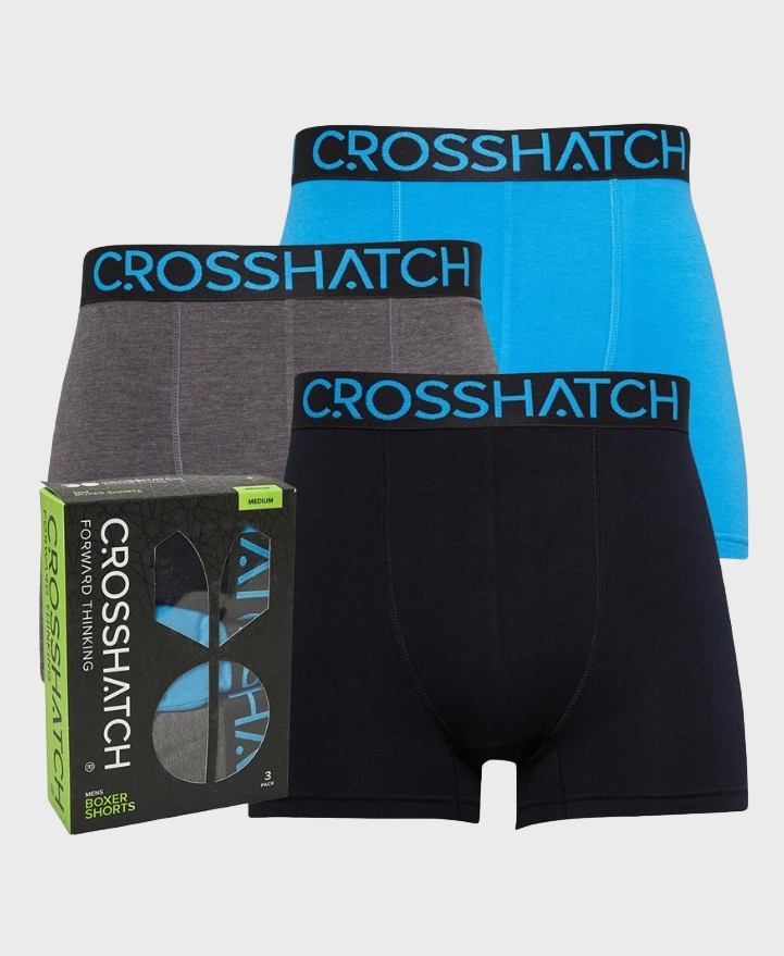 Crosshatch Knightling Boxer Shorts (3 Pack)