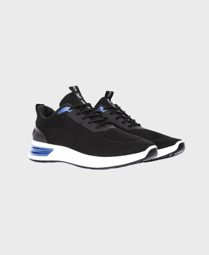 Crosshatch Nyles Trainers - Black/lue