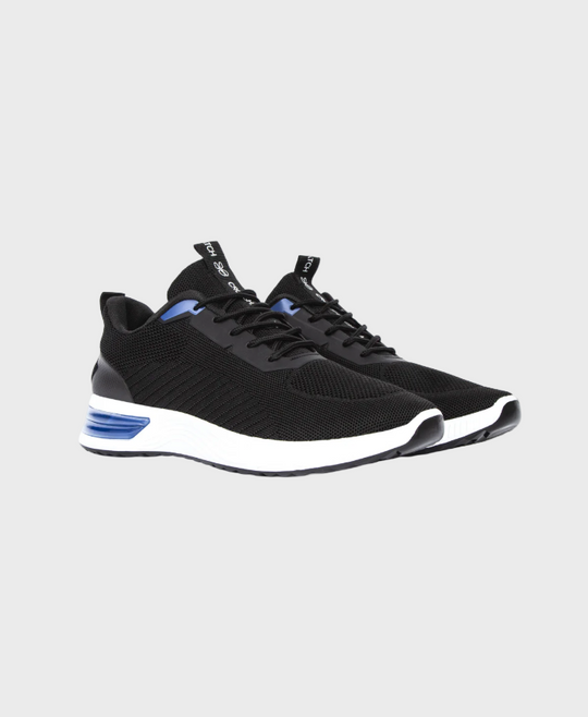Crosshatch Nyles Trainers - Black/lue