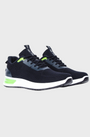Crosshatch Nyles Trainers - Navy/Green