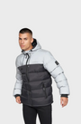 Crosshatch Rotham Reflective Puffer Jacket - Black