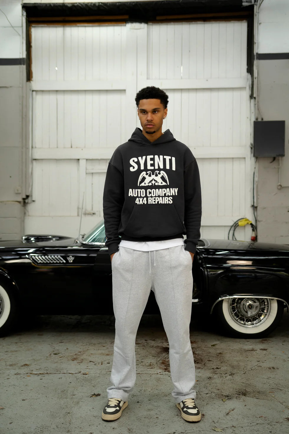 Syenti Auto Company Hoodie - Dark Grey
