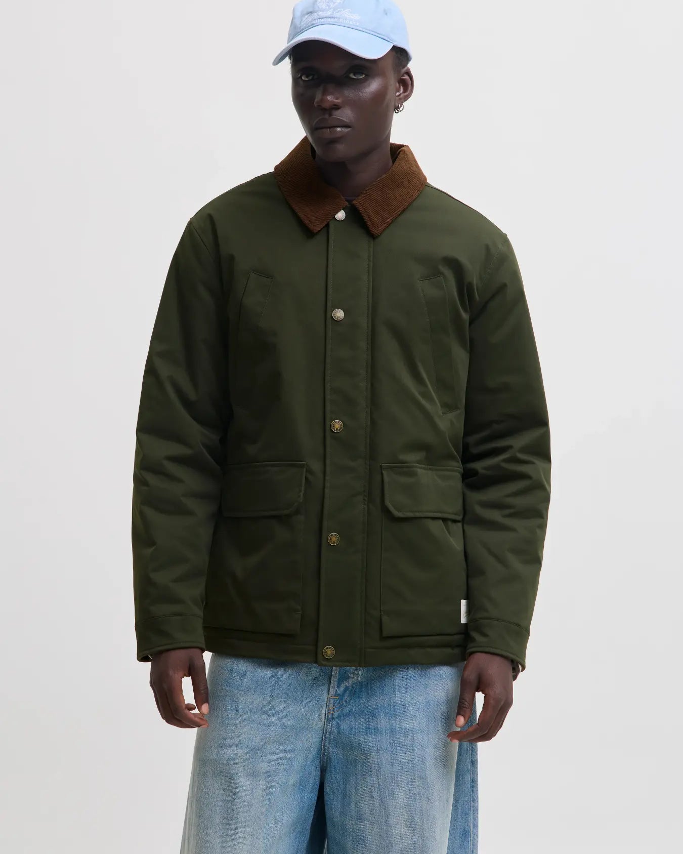 Jack and Jones Jornorrebro Padded Barn Jacket - Rosin