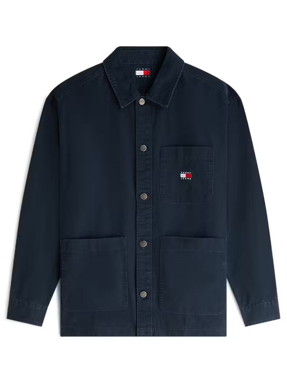 Tommy Jeans DM0DM20236C1G Essential Overshirt - Dark Night Navy