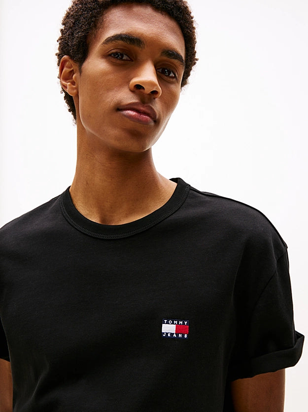 Tommy Jeans Tonal Tommy Badge T-Shirt Black