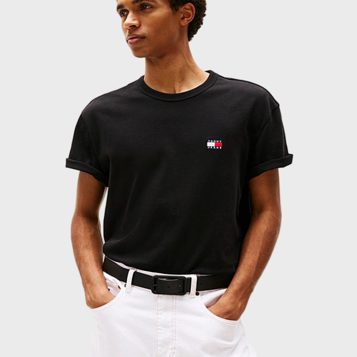 Tommy Jeans Tonal Tommy Badge T-Shirt Black