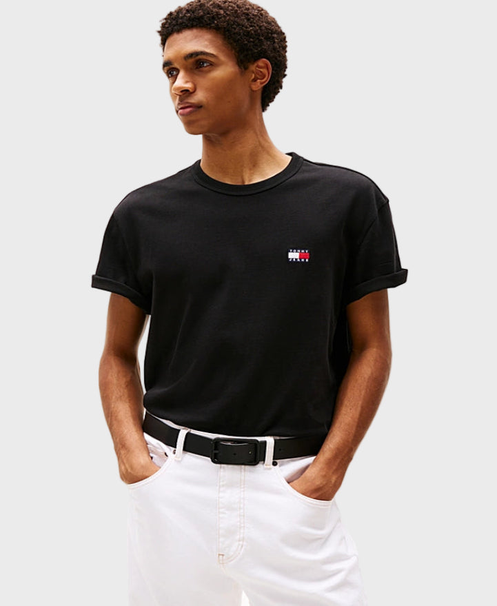 Tommy Jeans Tonal Tommy Badge T-Shirt Black