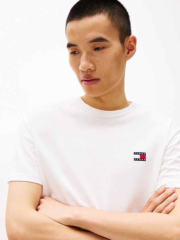 Tommy Jeans Tonal Tommy Badge T-Shirt White