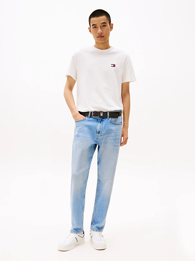 Tommy Jeans Tonal Tommy Badge T-Shirt White