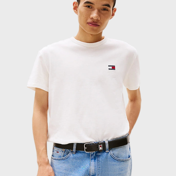 Tommy Jeans Tonal Tommy Badge T-Shirt White