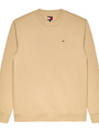 Tommy Jeans DM0DM20741AB9 Regular Flag Crewneck Sweatshirt - Gentle Gold