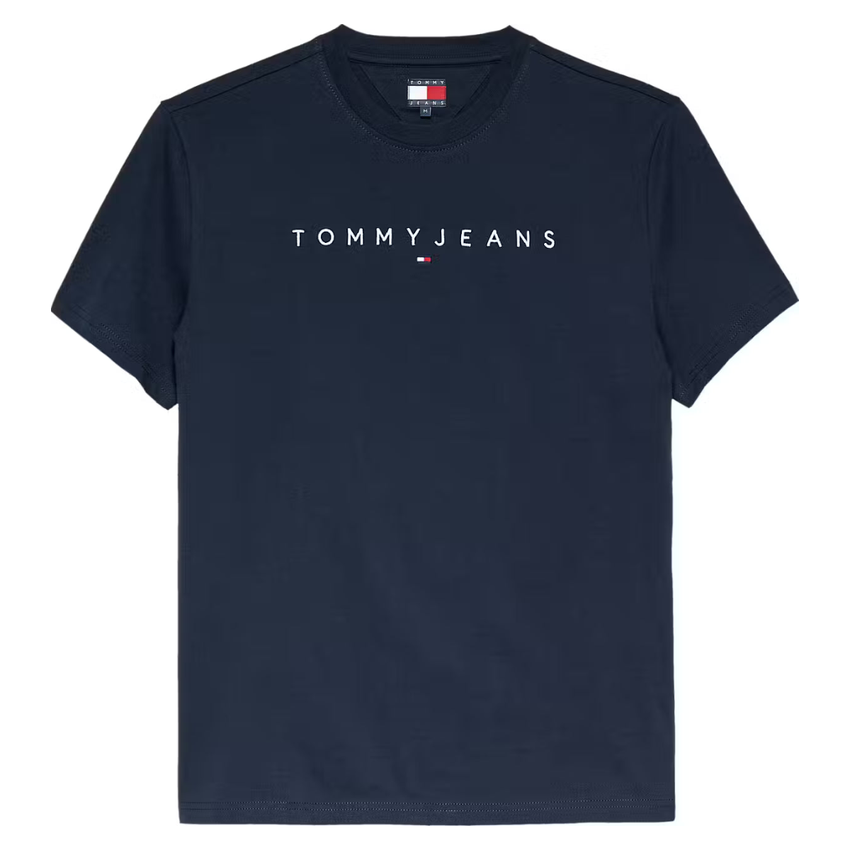 Tommy Jeans DM0DM20744C3Q Regular Linear Logo T-Shirt - Dark Night Navy/Sweet Blue