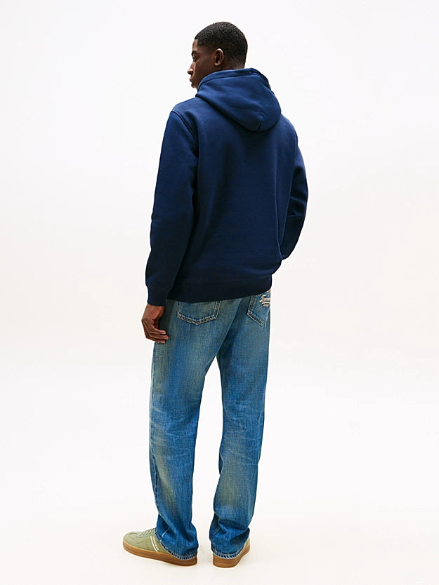 Tommy Jeans Linear Logo Hoodie Dark Navy