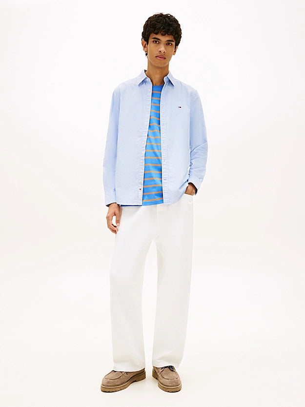 Tommy Jeans DM0DM21298C38 Oxford Shirt - Twilight Blue