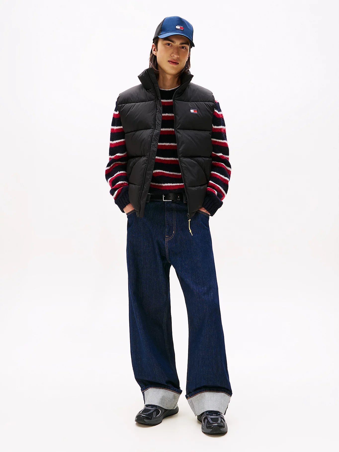 Tommy Jeans Vail Relaxed Puffer Gilet - Black