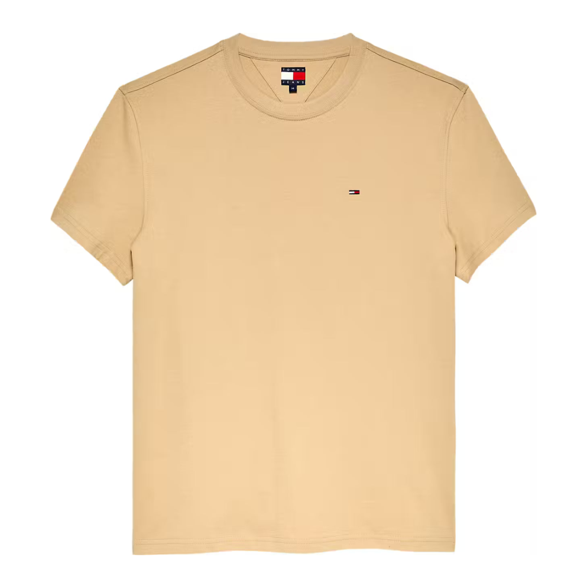 Tommy Jeans DM0DM22504AB9 Flag T-Shirt - Gentle Gold