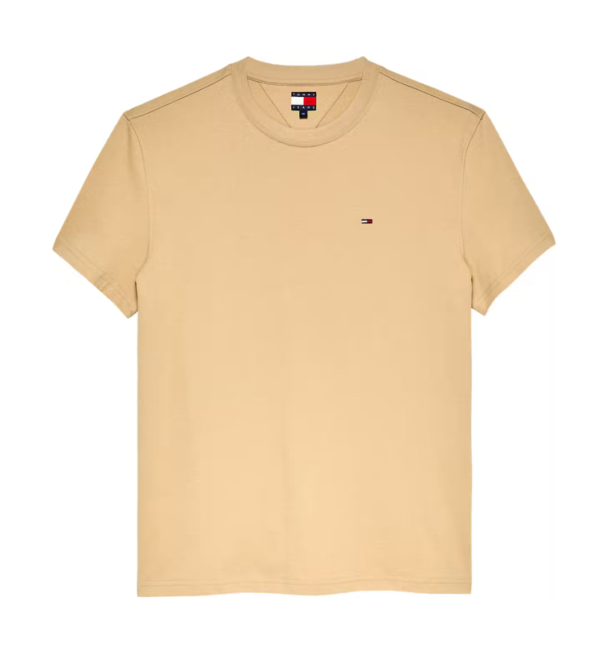 Tommy Jeans DM0DM22504AB9 Flag T-Shirt - Gentle Gold