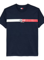 Tommy Jeans DM0DM22539C1G Signature Logo Jersey T-Shirt - Dark Night Navy