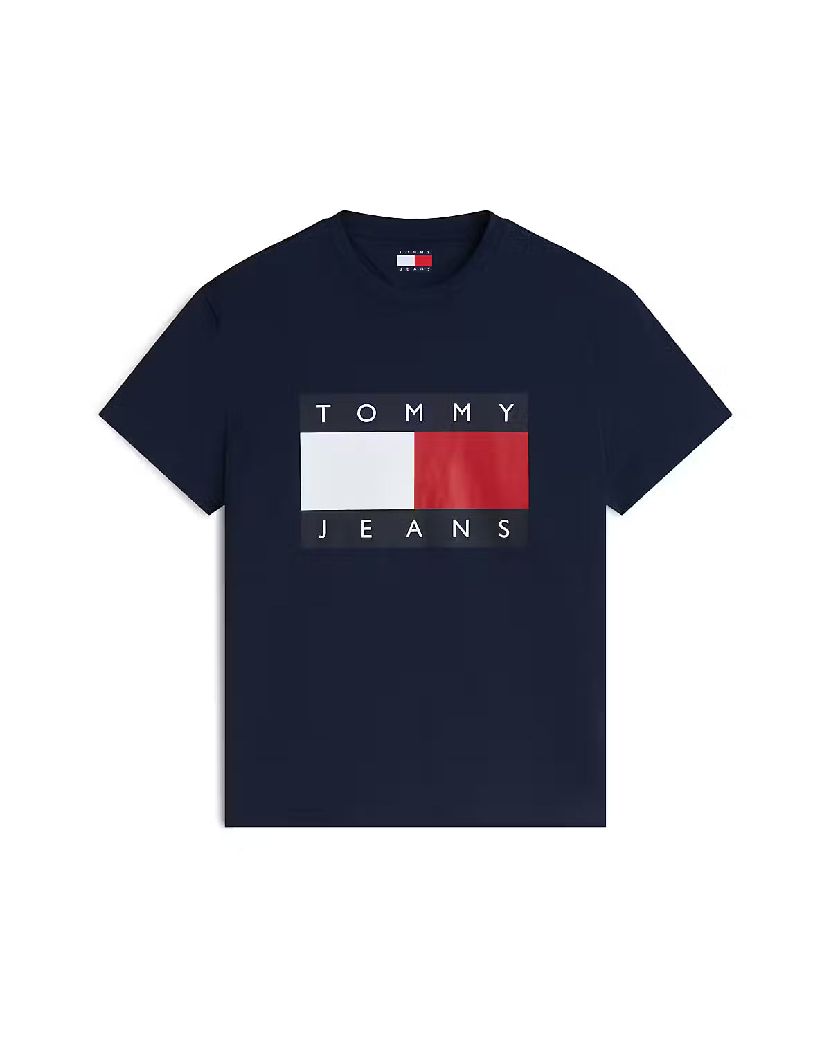 Tommy Jeans DM0DM22645C1G Big Flag T-Shirt - Dark Night Navy