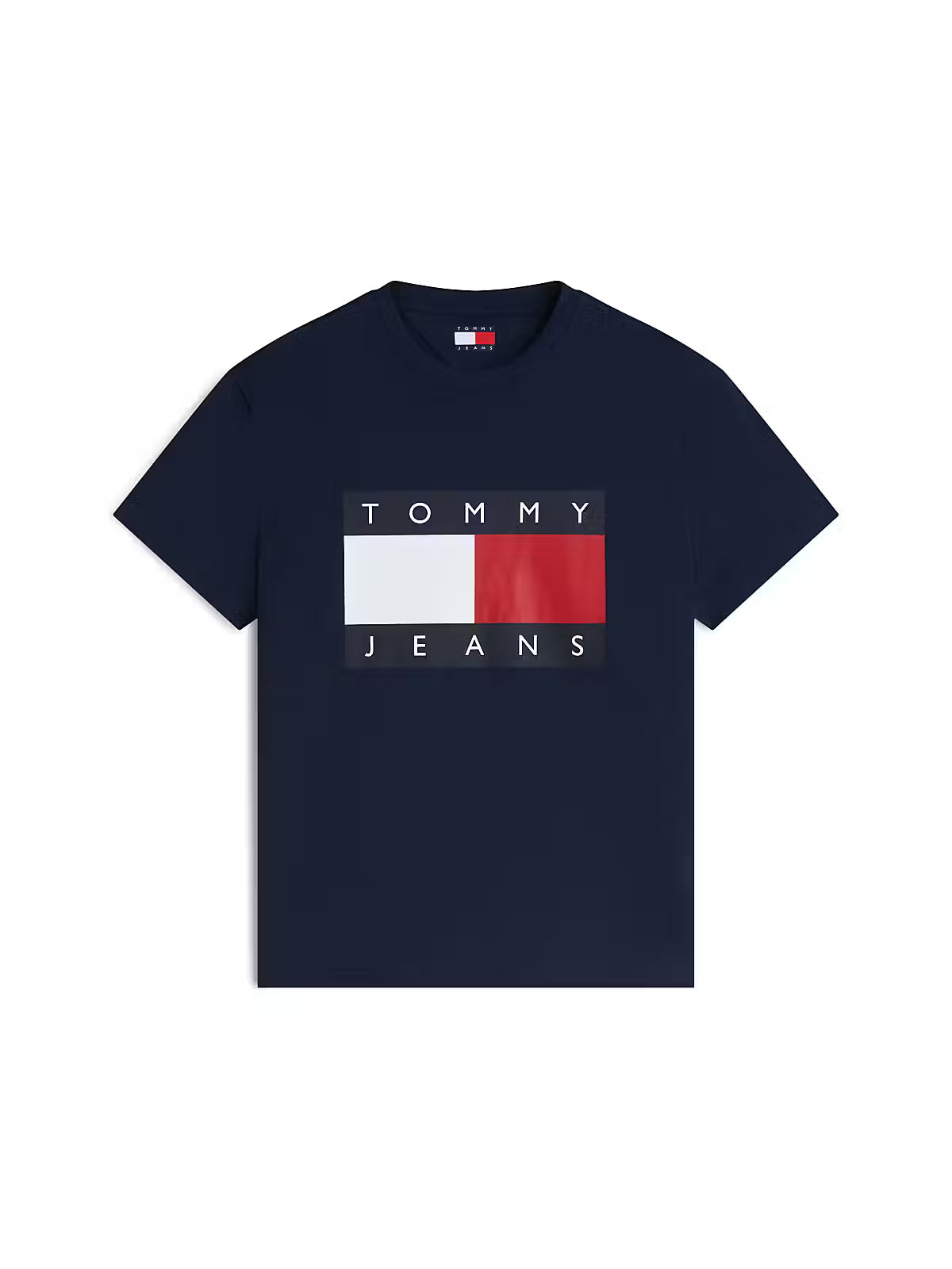 Tommy Jeans DM0DM22645C1G Big Flag T-Shirt - Dark Night Navy
