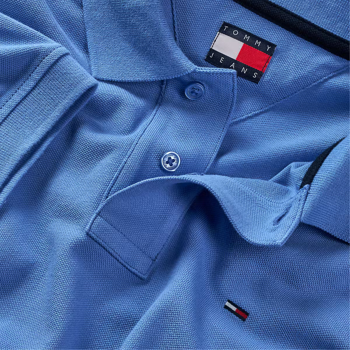 Tommy Jeans DM0DM22711C38 Polo T-Shirt - Twilight Blue