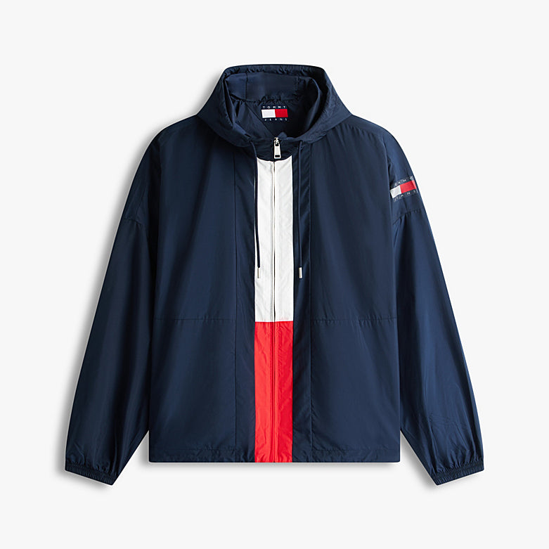 Tommy Jeans DM0DM22736C1G TJM Chicago Flag Windbreaker - Dark Night Navy