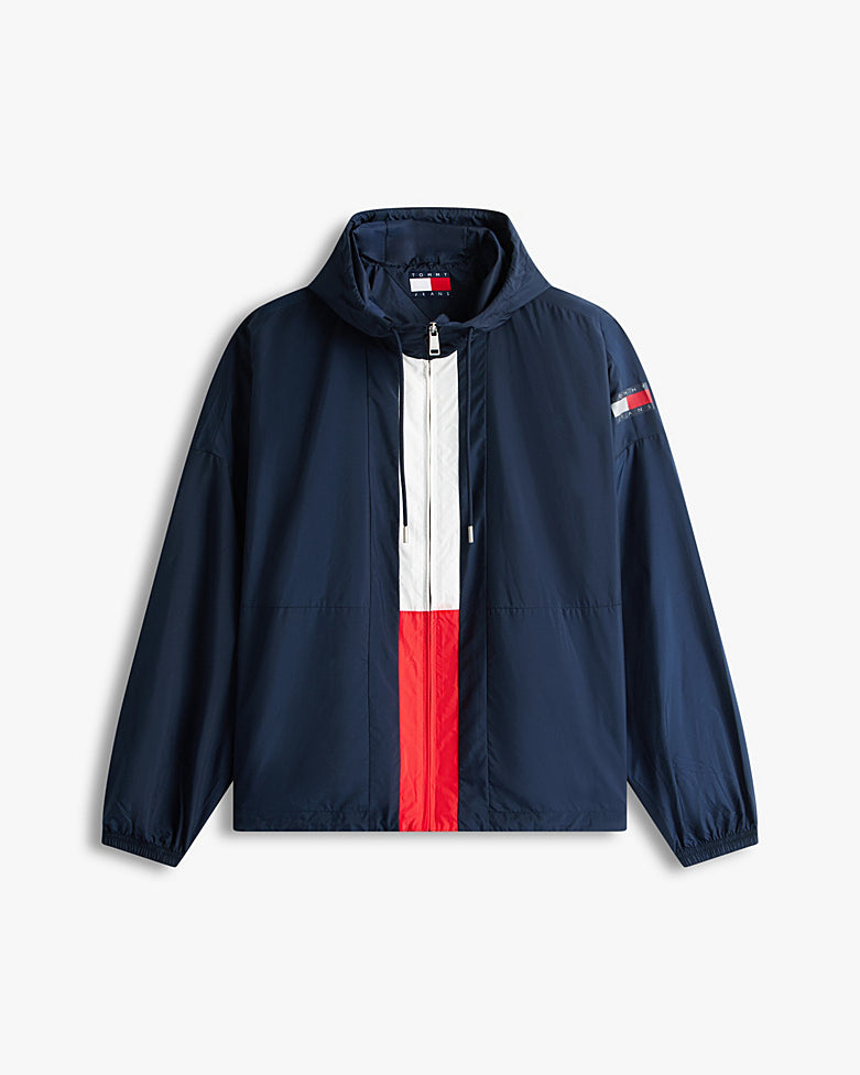 Tommy Jeans DM0DM22736C1G TJM Chicago Flag Windbreaker - Dark Night Navy