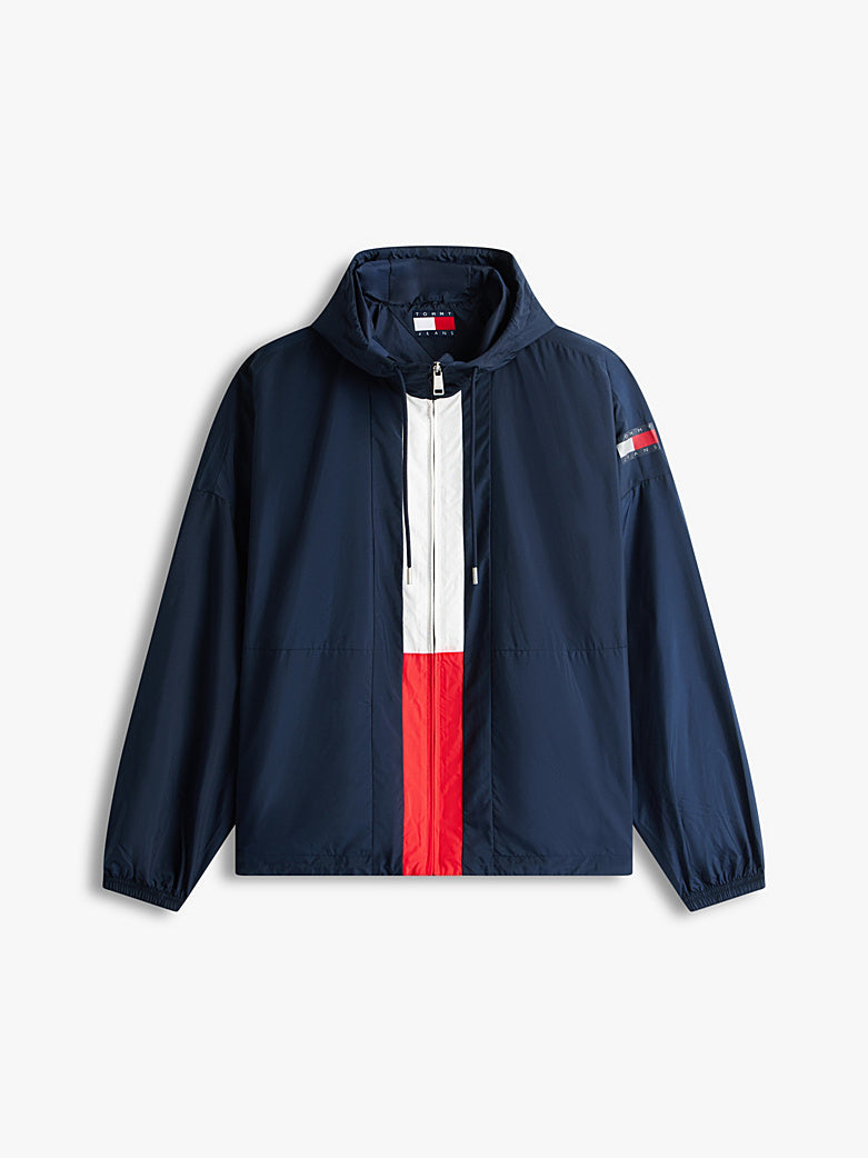 Tommy Jeans DM0DM22736C1G TJM Chicago Flag Windbreaker - Dark Night Navy