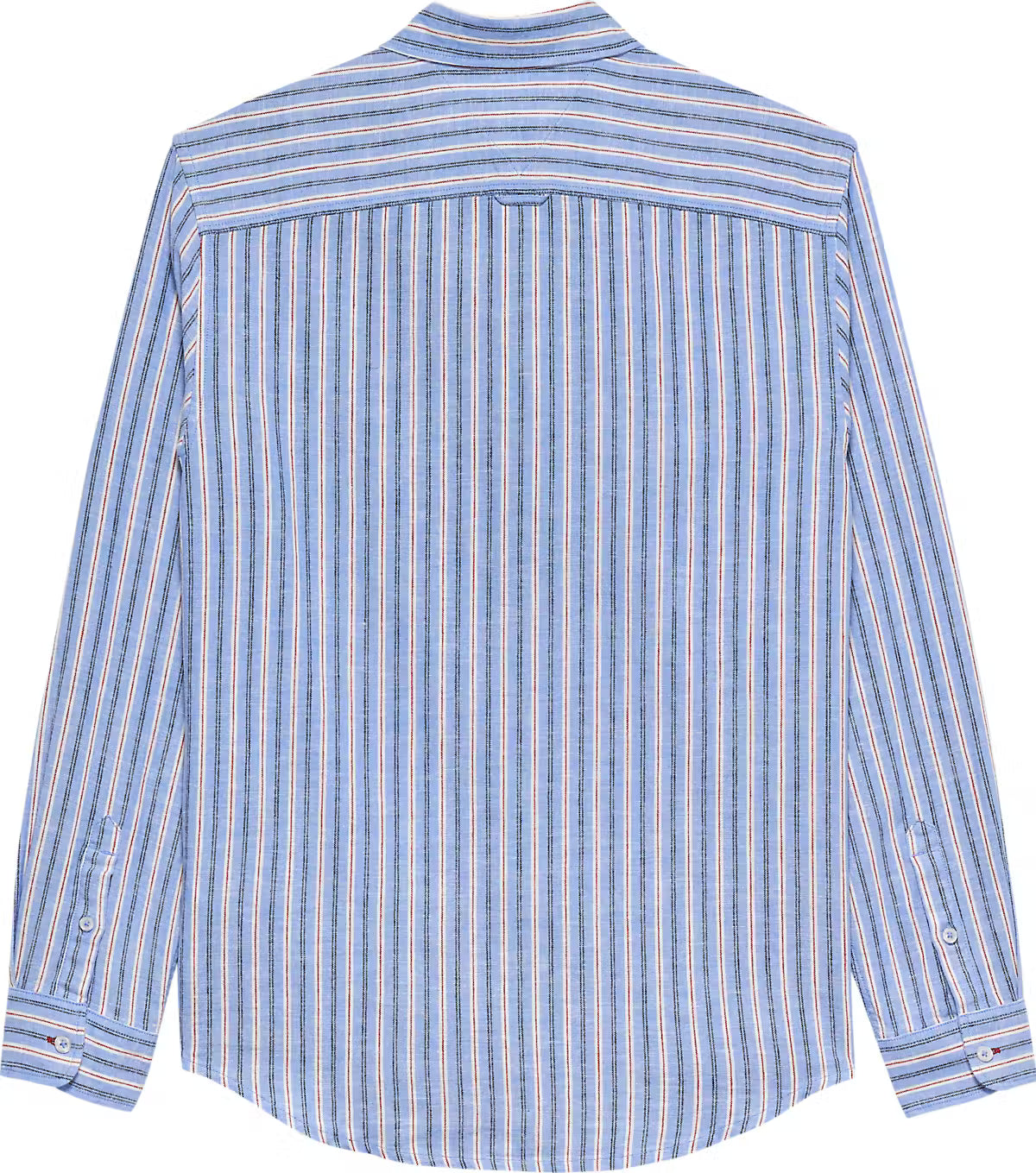 Tommy Jeans DM0DM22755C38 Linen Striped Shirt - Blue Twilight Stripes
