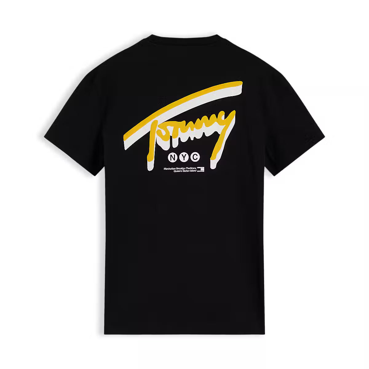 Tommy Jeans Regular Sign Backprint T-Shirt - Black