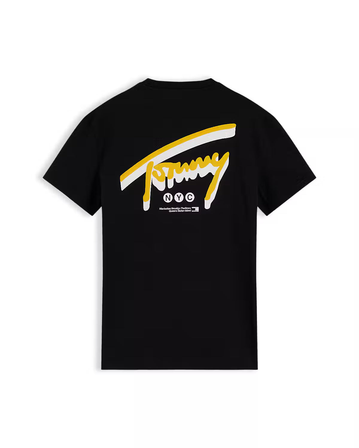 Tommy Jeans Regular Sign Backprint T-Shirt - Black