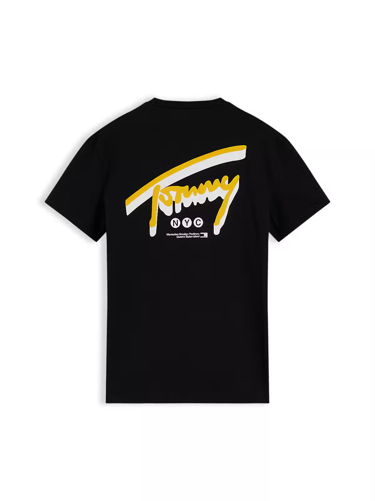Tommy Jeans Regular Sign Backprint T-Shirt - Black