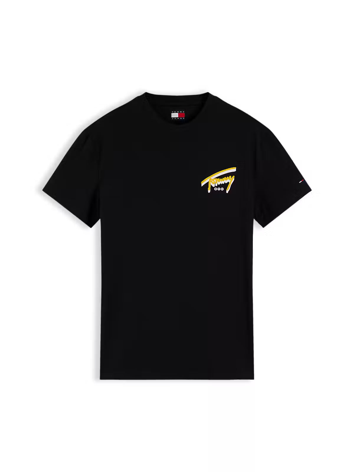Tommy Jeans Regular Sign Backprint T-Shirt - Black
