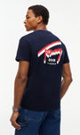 Tommy Jeans Regular Sign Backprint T-Shirt - Dark Blue
