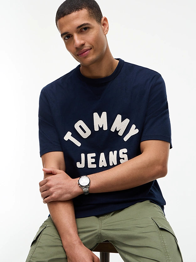 Tommy Jeans DM0DM23544 90s New Classic T-Shirt - Dark Blue