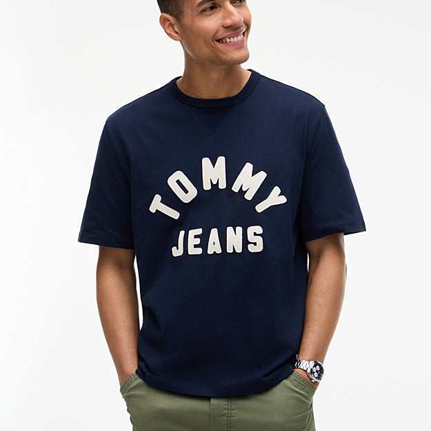 Tommy Jeans DM0DM23544 90s New Classic T-Shirt - Dark Blue