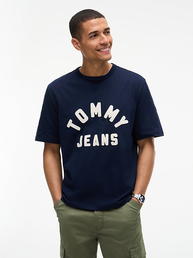 Tommy Jeans DM0DM23544 90s New Classic T-Shirt - Dark Blue
