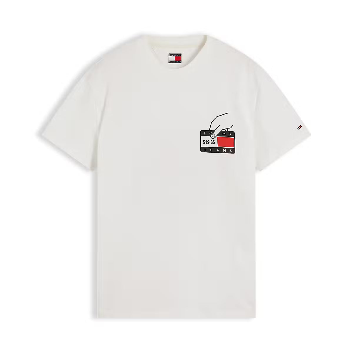 Tommy Jeans TJM Regular NYC Novelty T-Shirt - Ecru