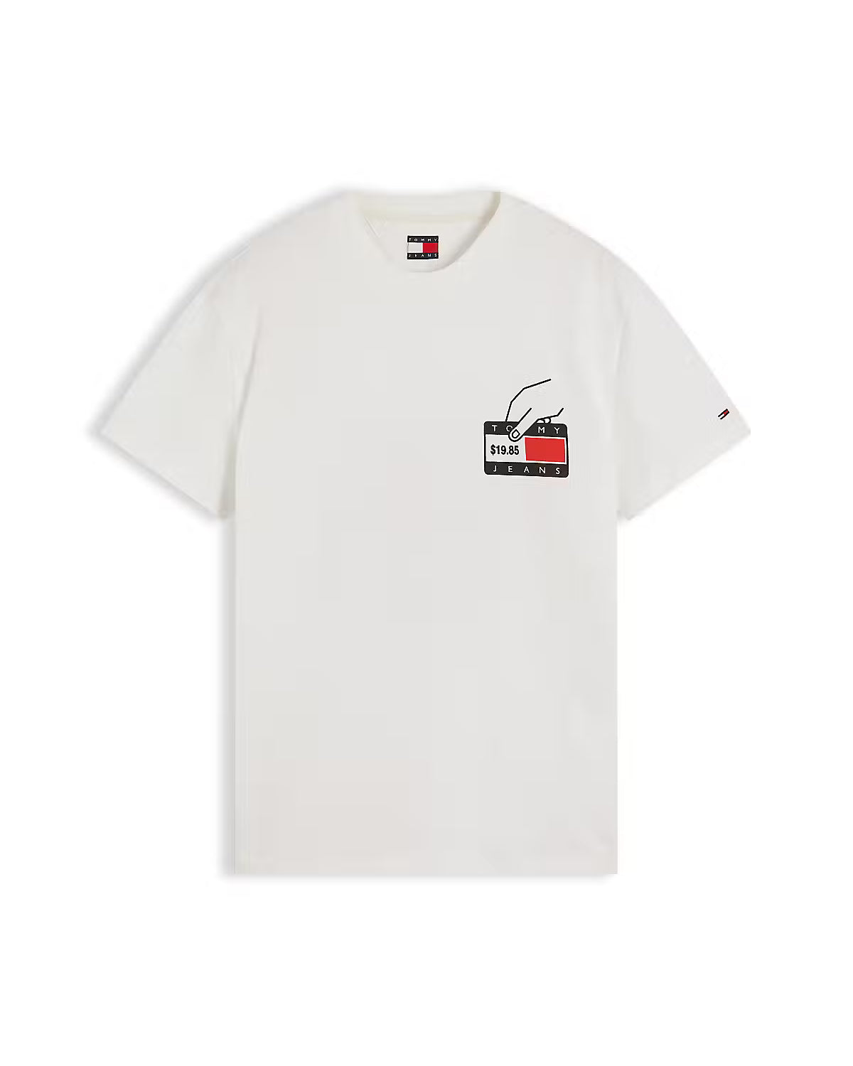 Tommy Jeans TJM Regular NYC Novelty T-Shirt - Ecru