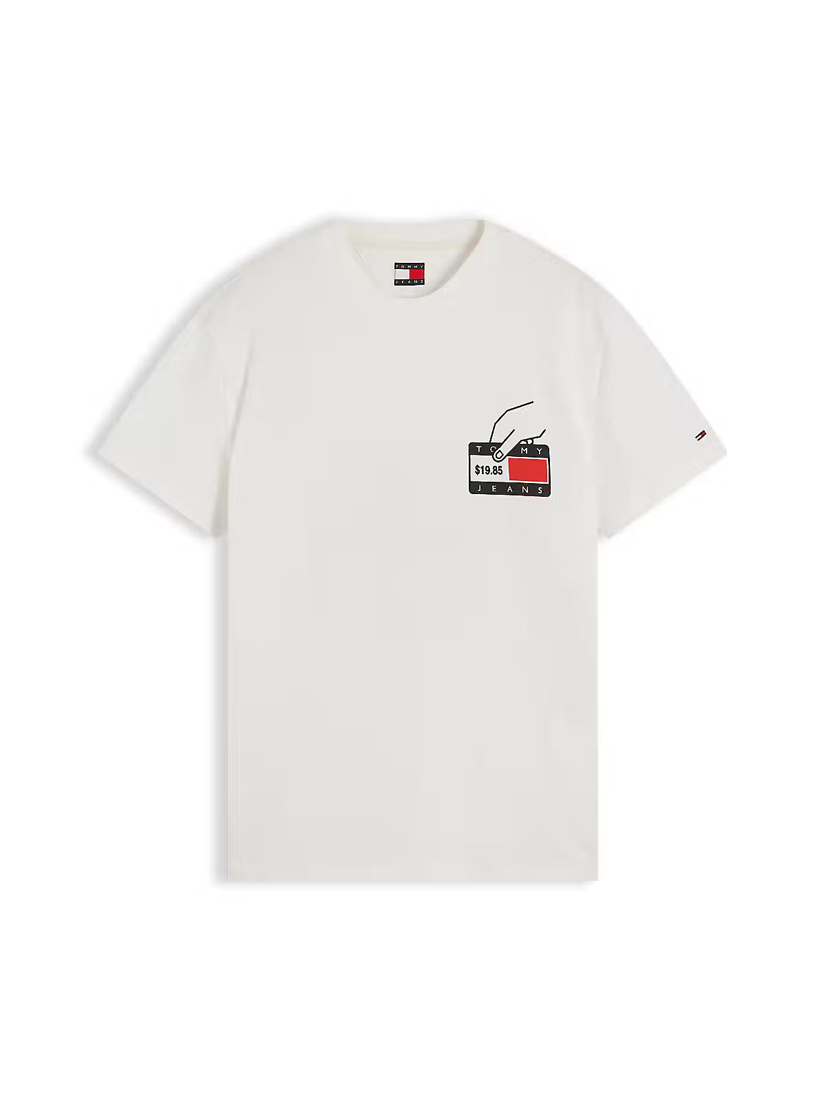 Tommy Jeans TJM Regular NYC Novelty T-Shirt - Ecru
