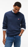 Tommy Jeans DM0DM23571D1B TJM Regular Textured Sweater - Basic Navy