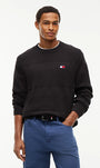 Tommy Jeans DM0DM23571D1B TJM Regular Textured Sweater -Black