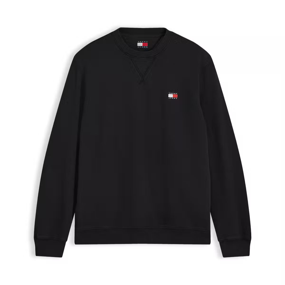 Tommy Jeans DM0DM20339BDS TJM Regular Badge Crewneck - Black