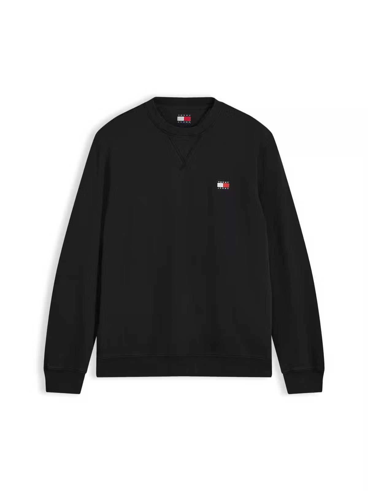 Tommy Jeans DM0DM20339BDS TJM Regular Badge Crewneck - Black