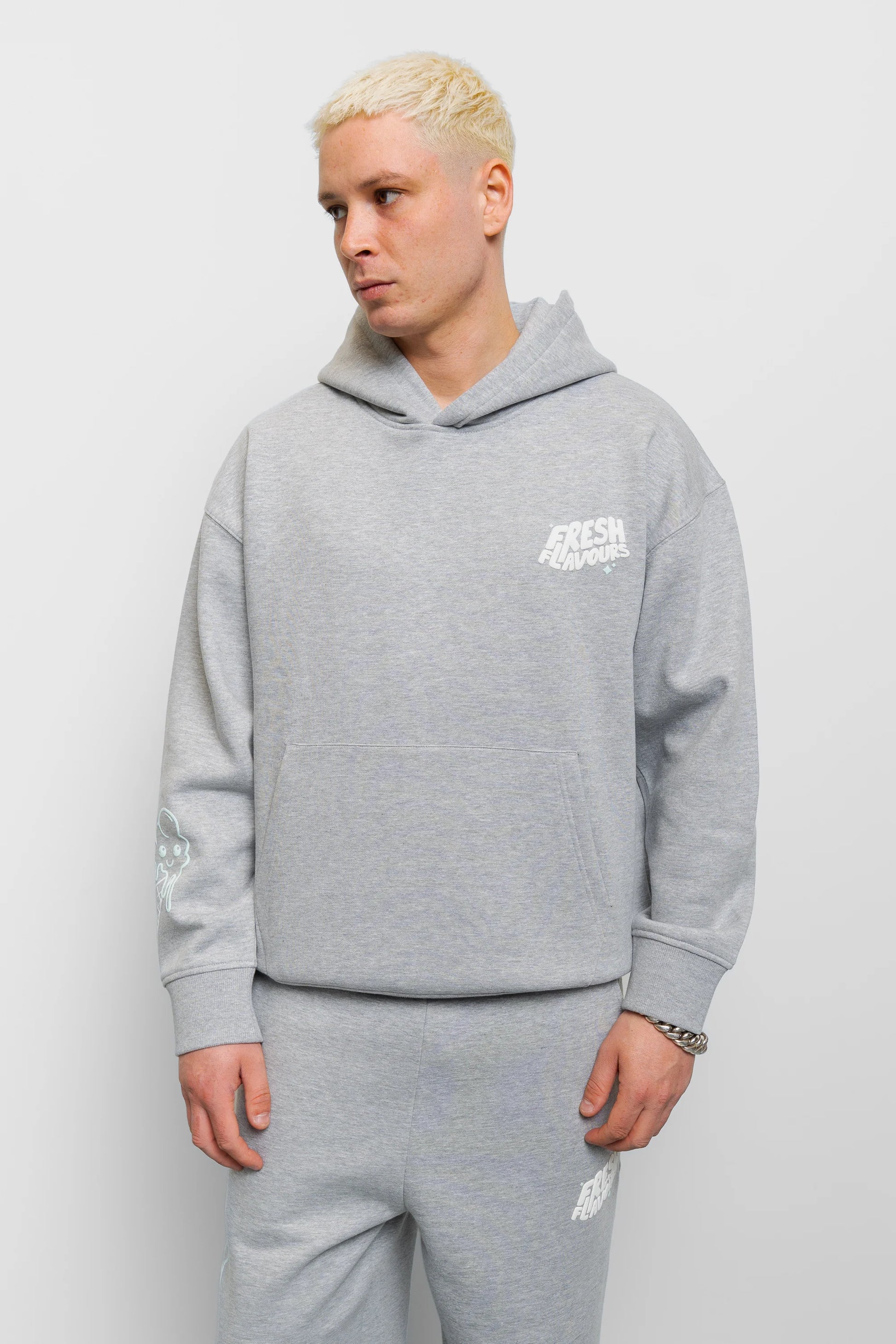 Fresh Flavours Frosty Hoodie - Grey Marl