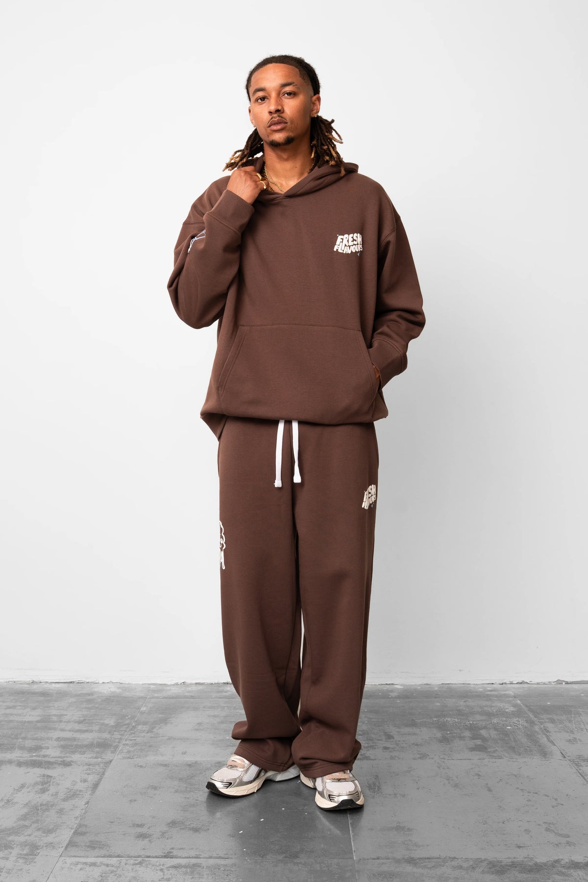 Fresh Flavours Hoodie - Brown