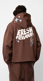 Fresh Flavours Hoodie - Brown