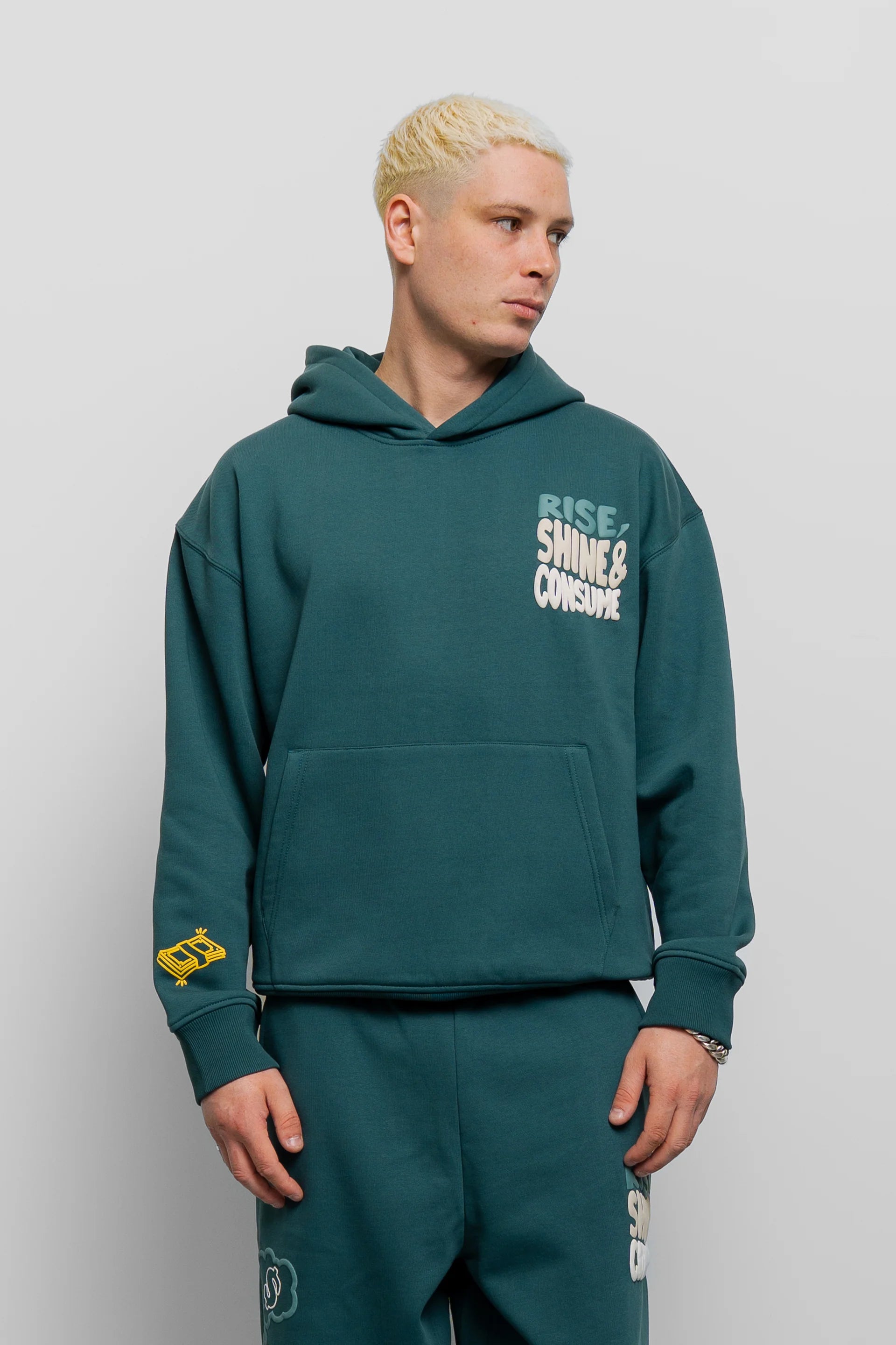 Fresh Flavours Rise, Shine & Consume Hoodie - Eden