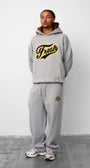 Fresh Flavours College Hoodie - Grey Marl