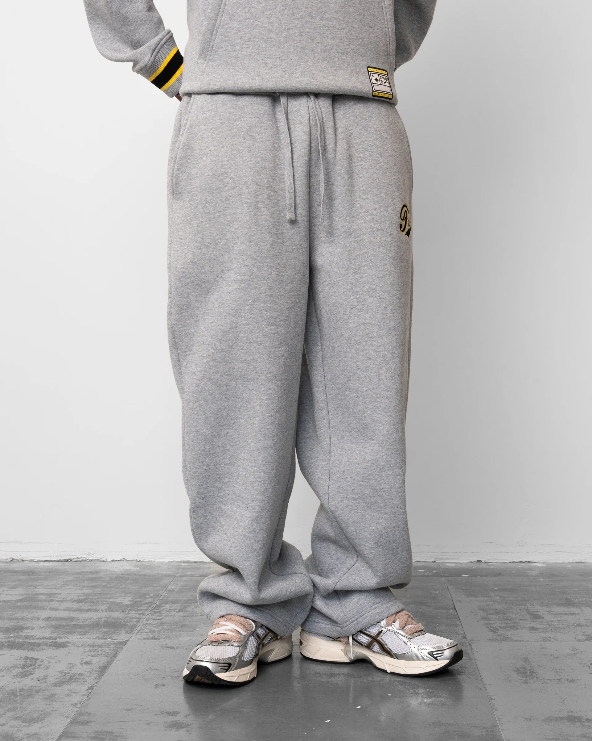 Fresh Flavours College Joggers - Grey Marl